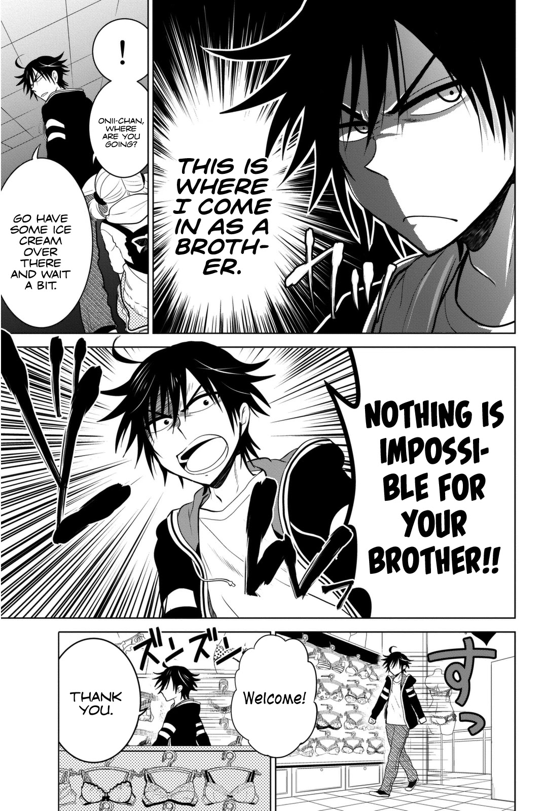 Rivnes Chapter 4 page 14 - Chapter 4: Me, My Little Sister, and the Attacking Brassieres