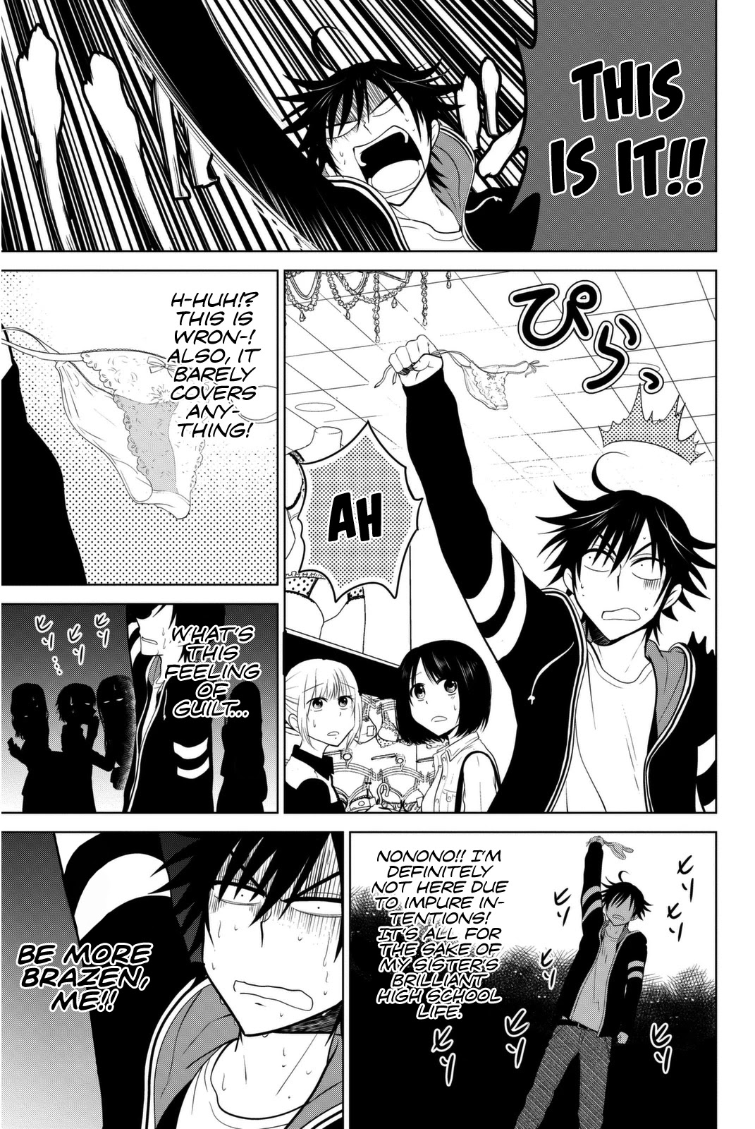 Rivnes Chapter 4 page 16 - Chapter 4: Me, My Little Sister, and the Attacking Brassieres