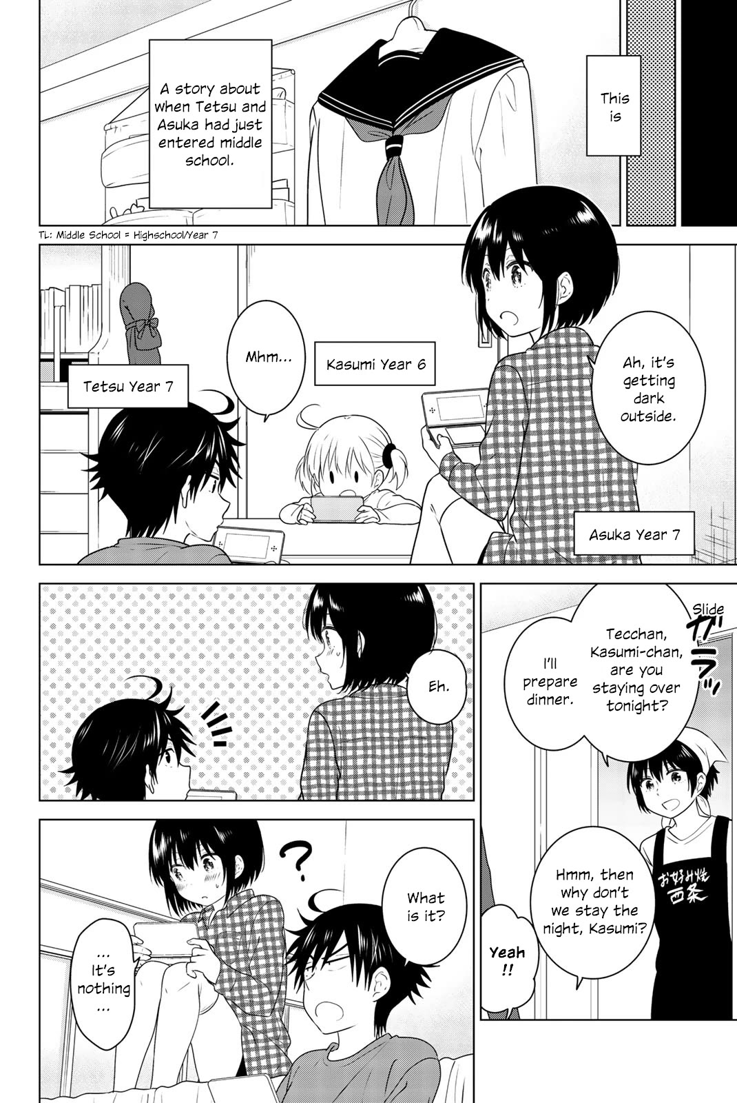 Rivnes Chapter 53.5 page 2 - Chapter 53.5: Me, My Childhood Friend, and My Fluffy Adolescence