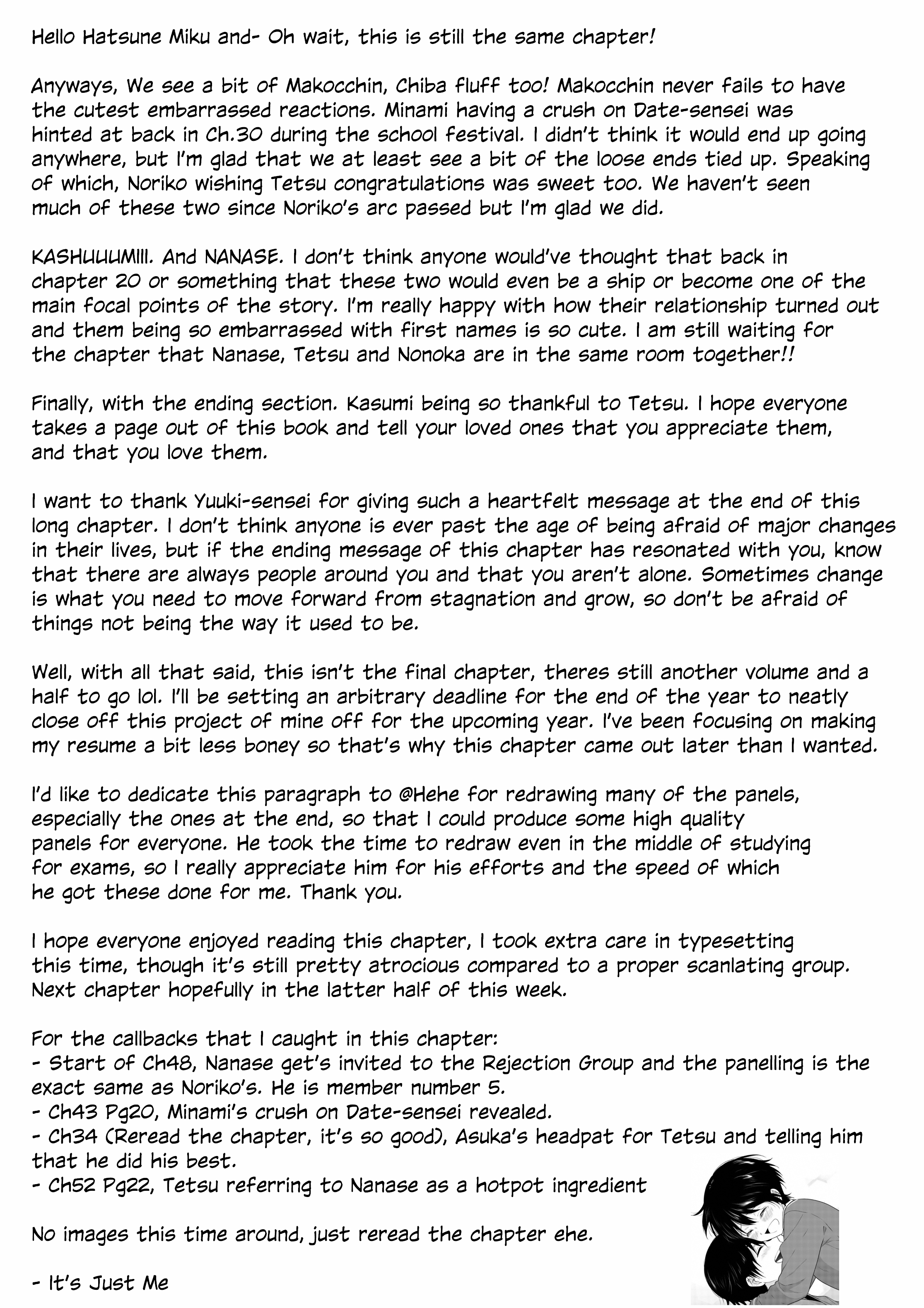Rivnes Chapter 60.5 page 42 - Chapter 60.5: Me, My Little Sister, and Leave The Nest (2) Cont.