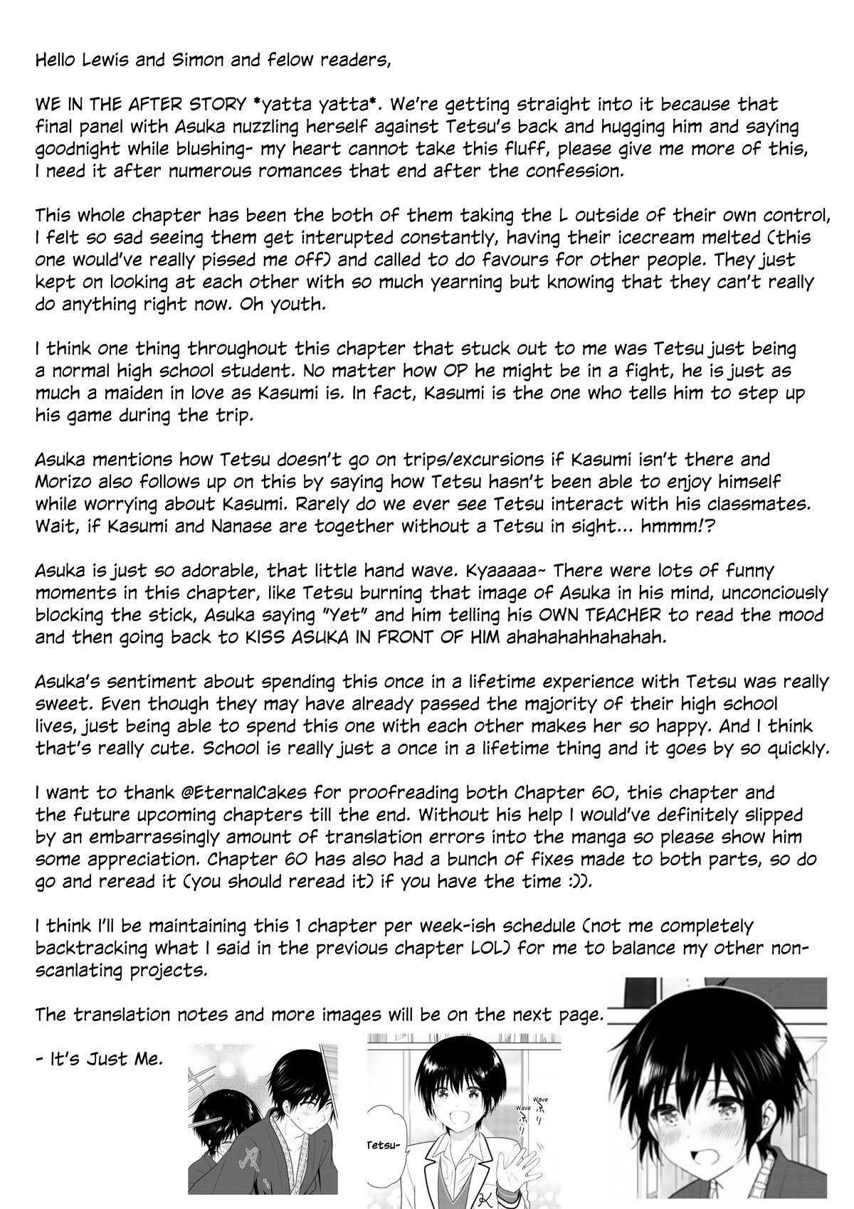 Rivnes Chapter 61 page 33 - Chapter 61: After Episode 1: Me, My Childhood Friend, and the School Trip (1)