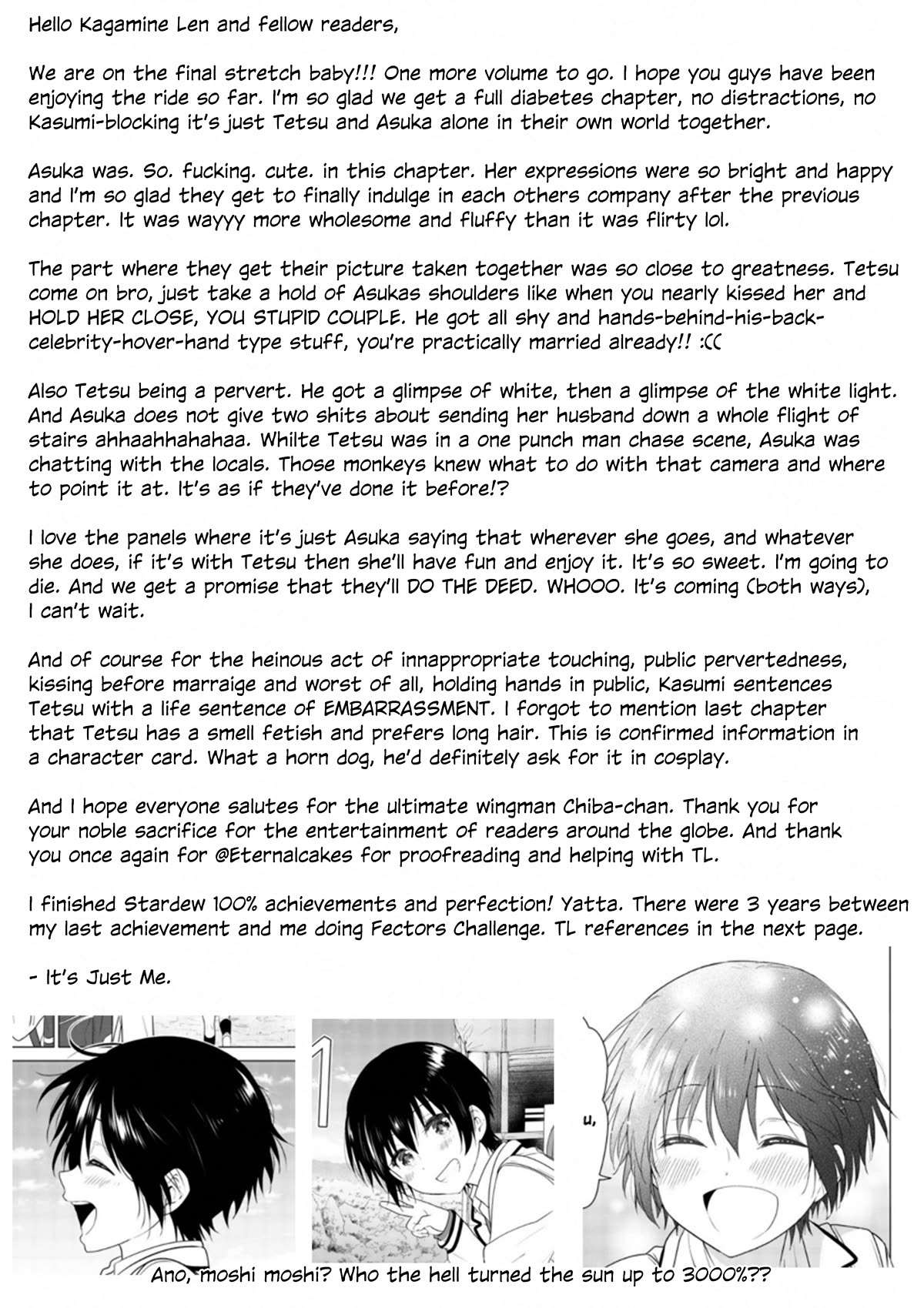Rivnes Chapter 62 page 33 - Chapter 62: After Episode 2: Me, My Childhood Friend, and the School Trip (2)