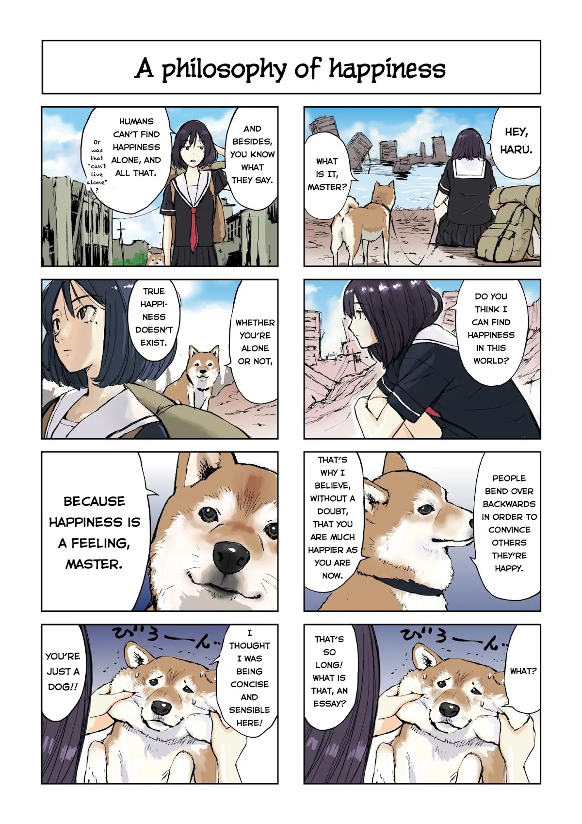 Roaming The Apocalypse With My Shiba Inu Chapter 1 page 3 - Chapter 1