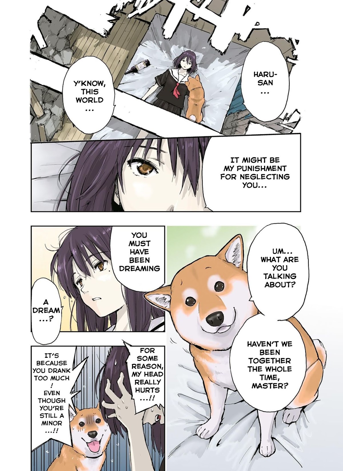 Roaming The Apocalypse With My Shiba Inu Chapter 15.5 page 15 - Chapter 15.5: Ten Years Later, With You