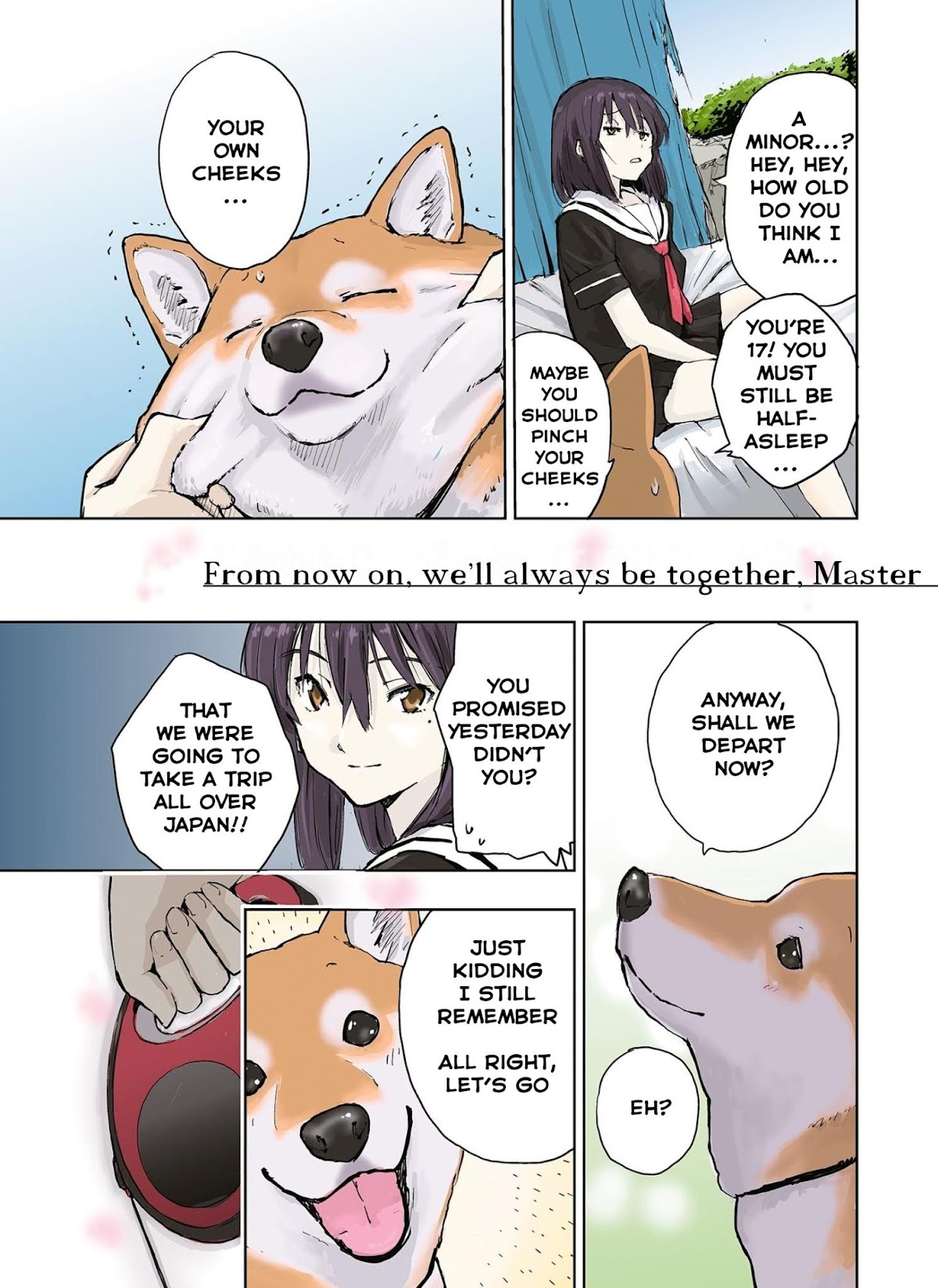 Roaming The Apocalypse With My Shiba Inu Chapter 15.5 page 16 - Chapter 15.5: Ten Years Later, With You