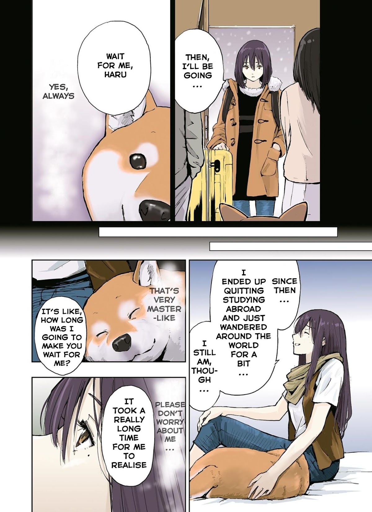 Roaming The Apocalypse With My Shiba Inu Chapter 15.5 page 9 - Chapter 15.5: Ten Years Later, With You