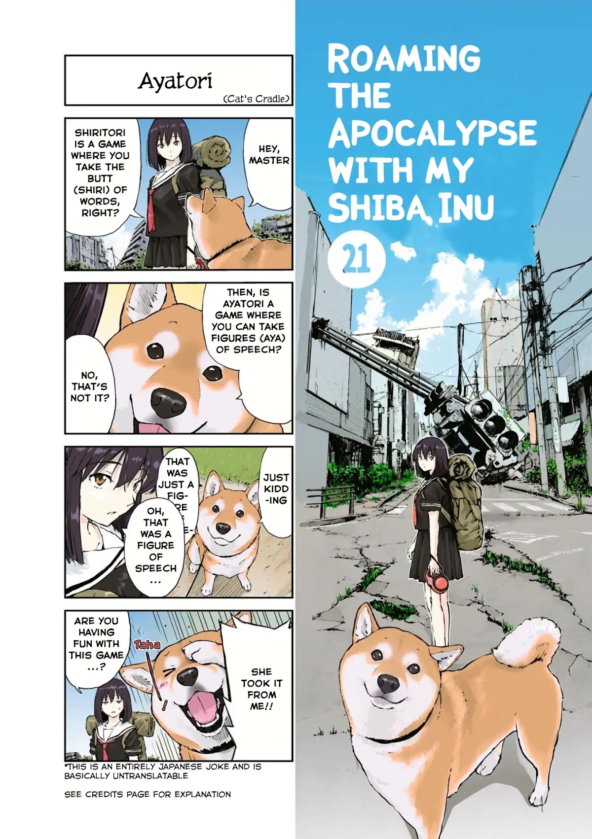 Roaming The Apocalypse With My Shiba Inu Chapter 21 page 1 - Chapter 21