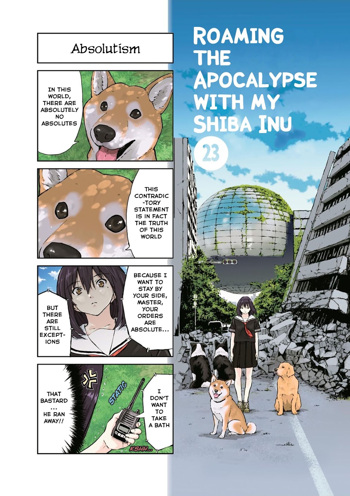 Roaming The Apocalypse With My Shiba Inu Chapter 23 page 1 - Chapter 23