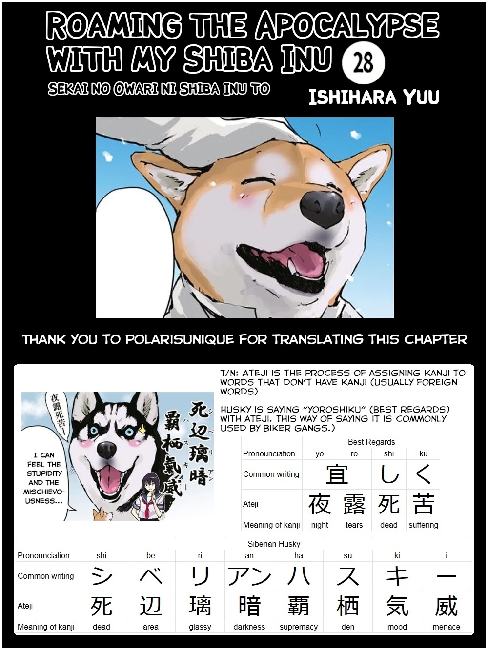 Roaming The Apocalypse With My Shiba Inu Chapter 28 page 11 - Chapter 28