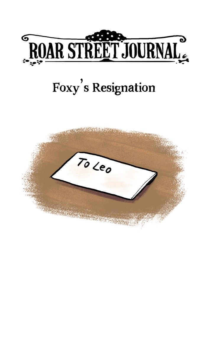 Roar Street Journal Chapter 103 page 1 - Chapter 103 : Foxy's Resignation