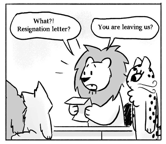 Roar Street Journal Chapter 103 page 25 - Chapter 103 : Foxy's Resignation