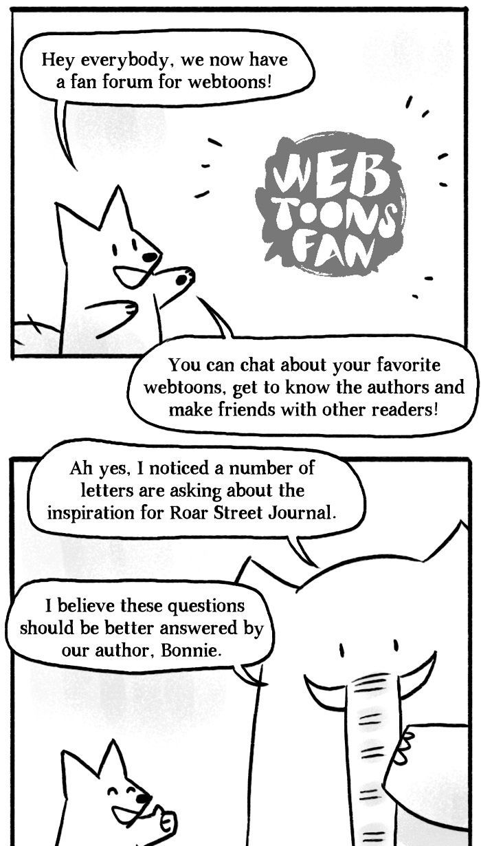 Roar Street Journal Chapter 12 page 33 - Chapter 12 : Editor's Column