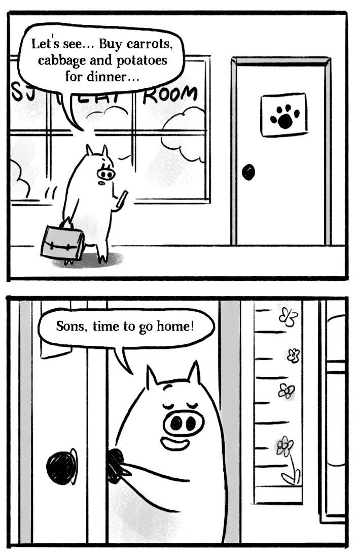 Roar Street Journal Chapter 14 page 18 - Chapter 14 : Three Little Pigs