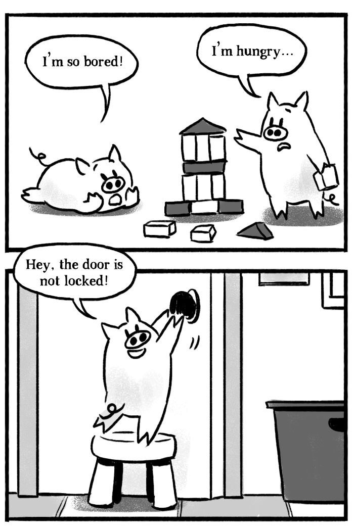 Roar Street Journal Chapter 14 page 8 - Chapter 14 : Three Little Pigs