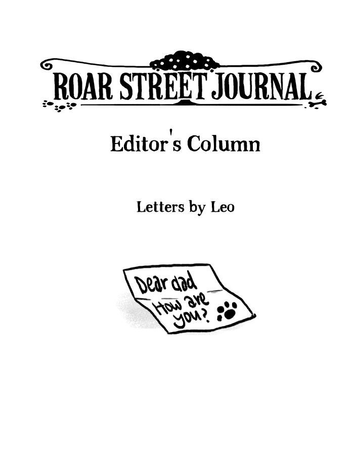 Roar Street Journal Chapter 16 page 1 - Chapter 16 : Editor's Column