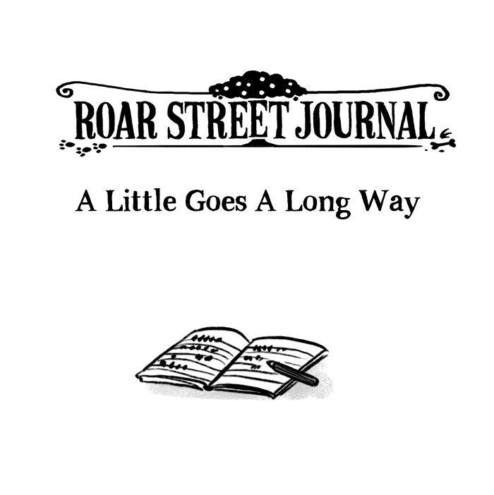 Roar Street Journal Chapter 22 page 1 - Chapter 22 : A Little Goes A Long Way