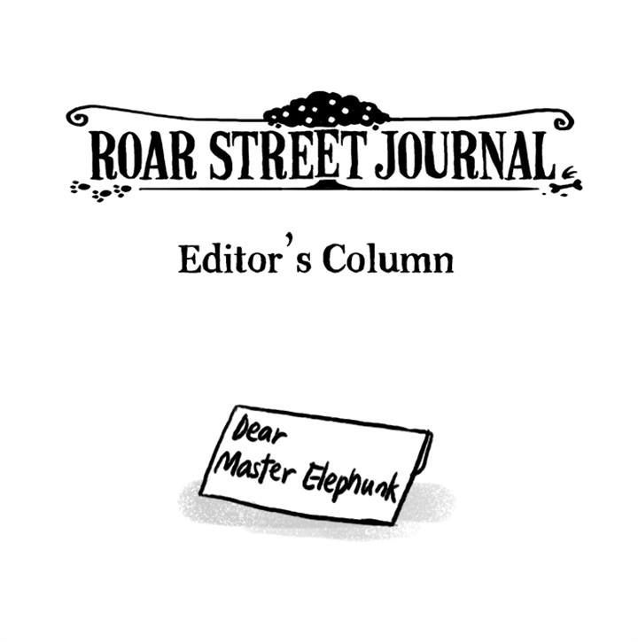 Roar Street Journal Chapter 26 page 1 - Chapter 26 : Editor's Column