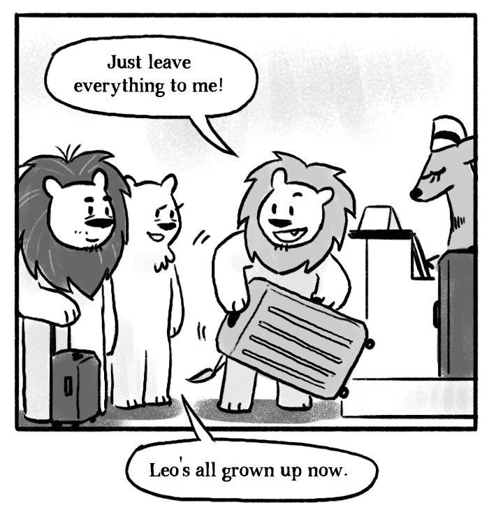 Roar Street Journal Chapter 27 page 3 - Chapter 27 : Leo's Family Trip Part 1