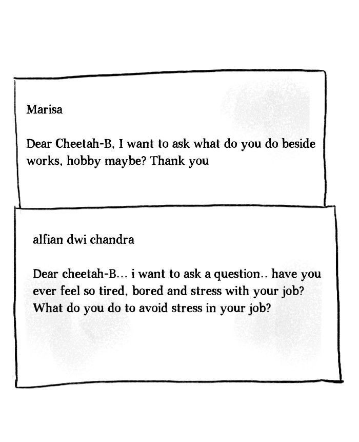 Roar Street Journal Chapter 30 page 27 - Chapter 30 : Editor' Column - Cheetah-B's Mailbox