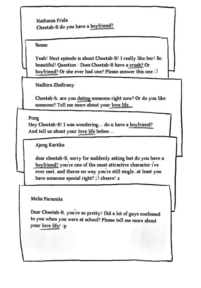 Roar Street Journal Chapter 30 page 32 - Chapter 30 : Editor' Column - Cheetah-B's Mailbox