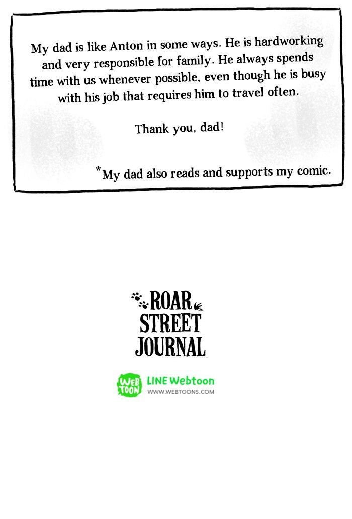 Roar Street Journal Chapter 32 page 33 - Chapter 32 : My Father Is