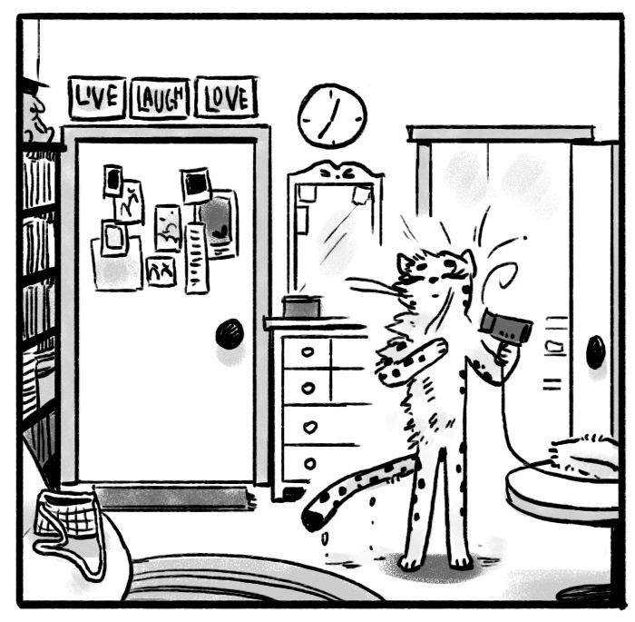 Roar Street Journal Chapter 7 page 4 - Chapter 7 : Hair Drying