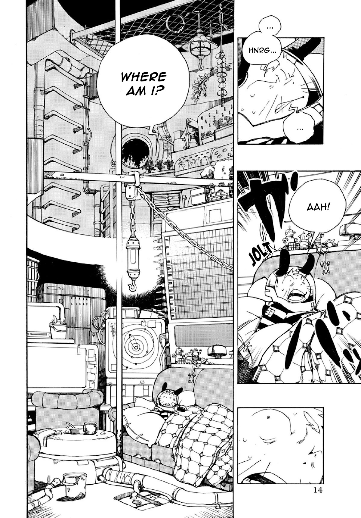 Robo to Usakichi Chapter 1 page 14 - Chapter 1: Screw