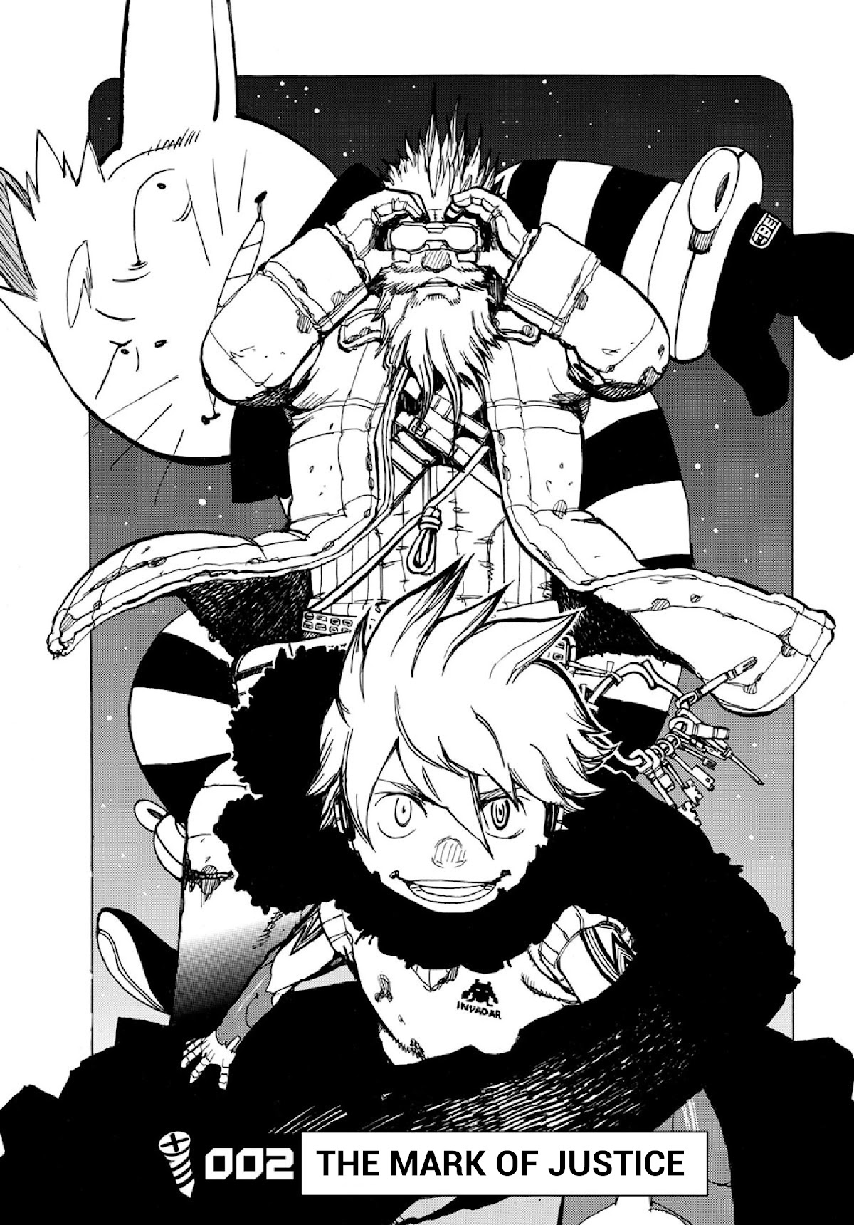 Robo to Usakichi Chapter 2 page 1 - Chapter 2: The Mark Of Justice