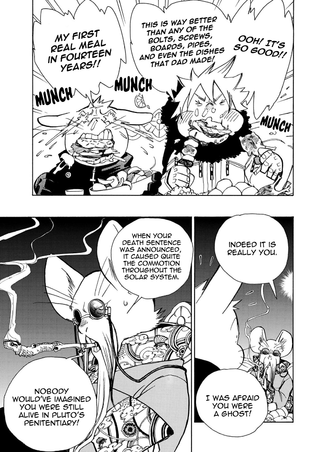 Robo to Usakichi Chapter 3 page 20 - Chapter 3: Corona Familia: The Man-Made Planet