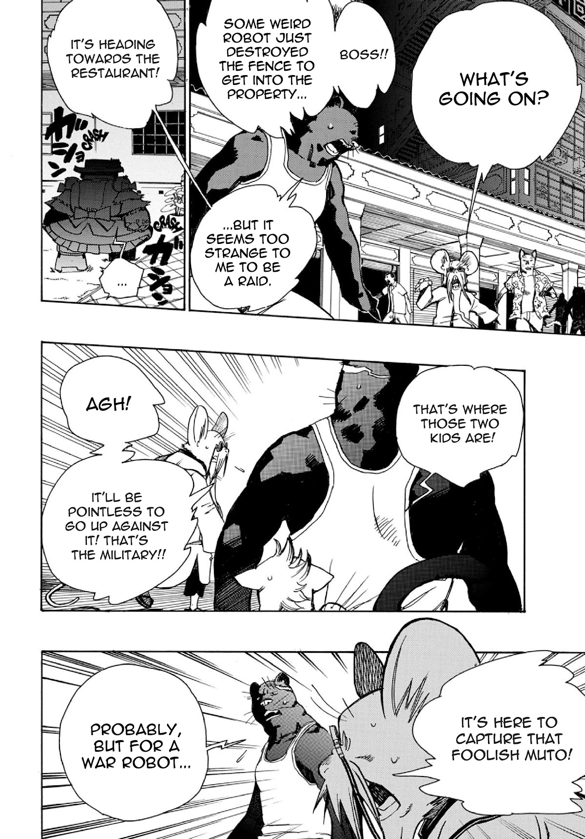 Robo to Usakichi Chapter 3 page 35 - Chapter 3: Corona Familia: The Man-Made Planet