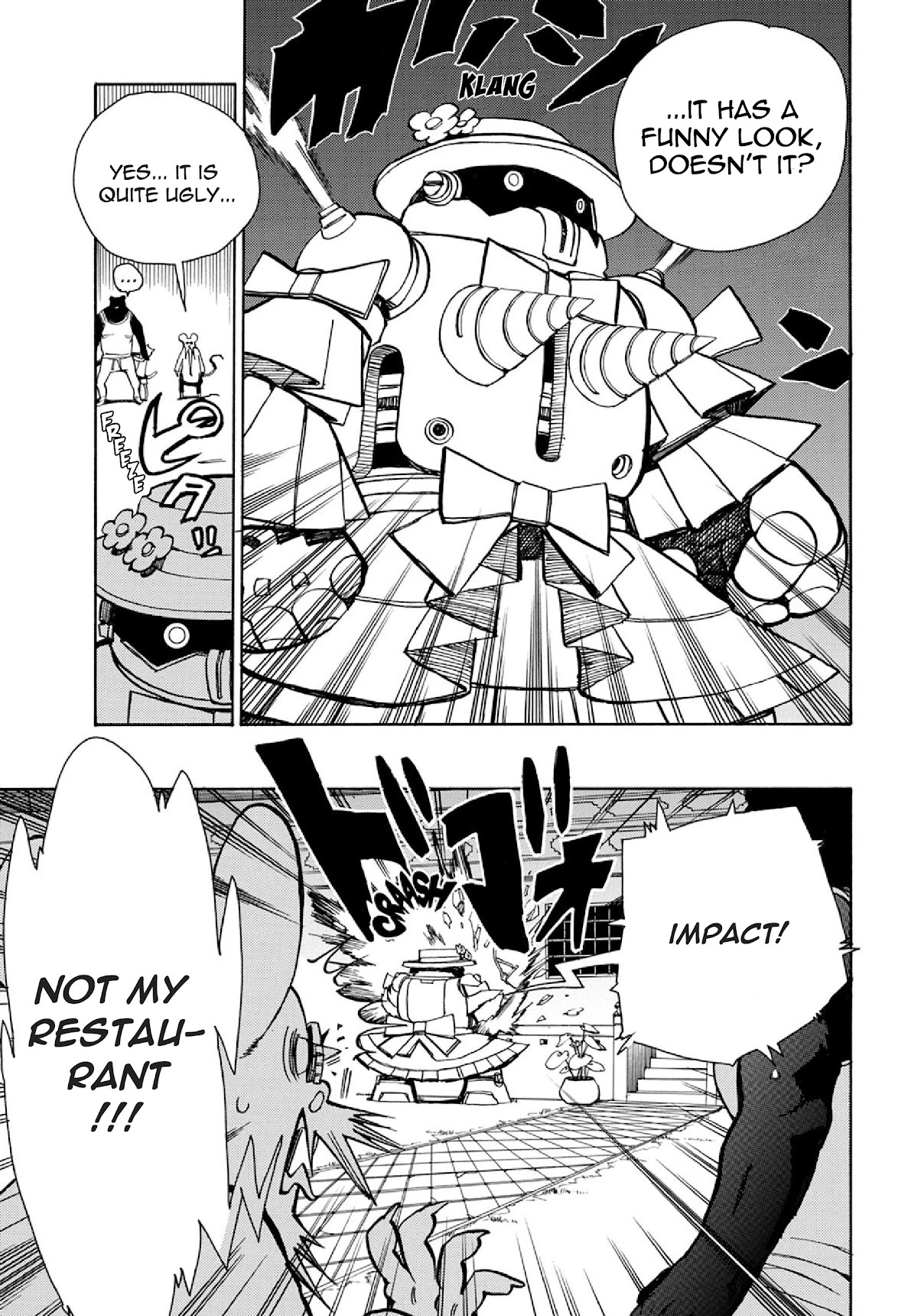 Robo to Usakichi Chapter 3 page 36 - Chapter 3: Corona Familia: The Man-Made Planet