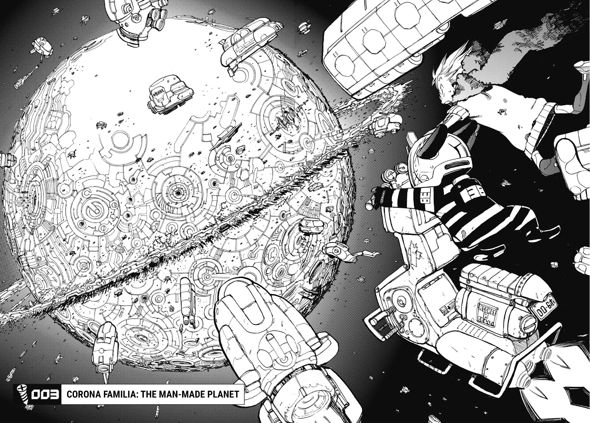 Robo to Usakichi Chapter 3 page 4 - Chapter 3: Corona Familia: The Man-Made Planet