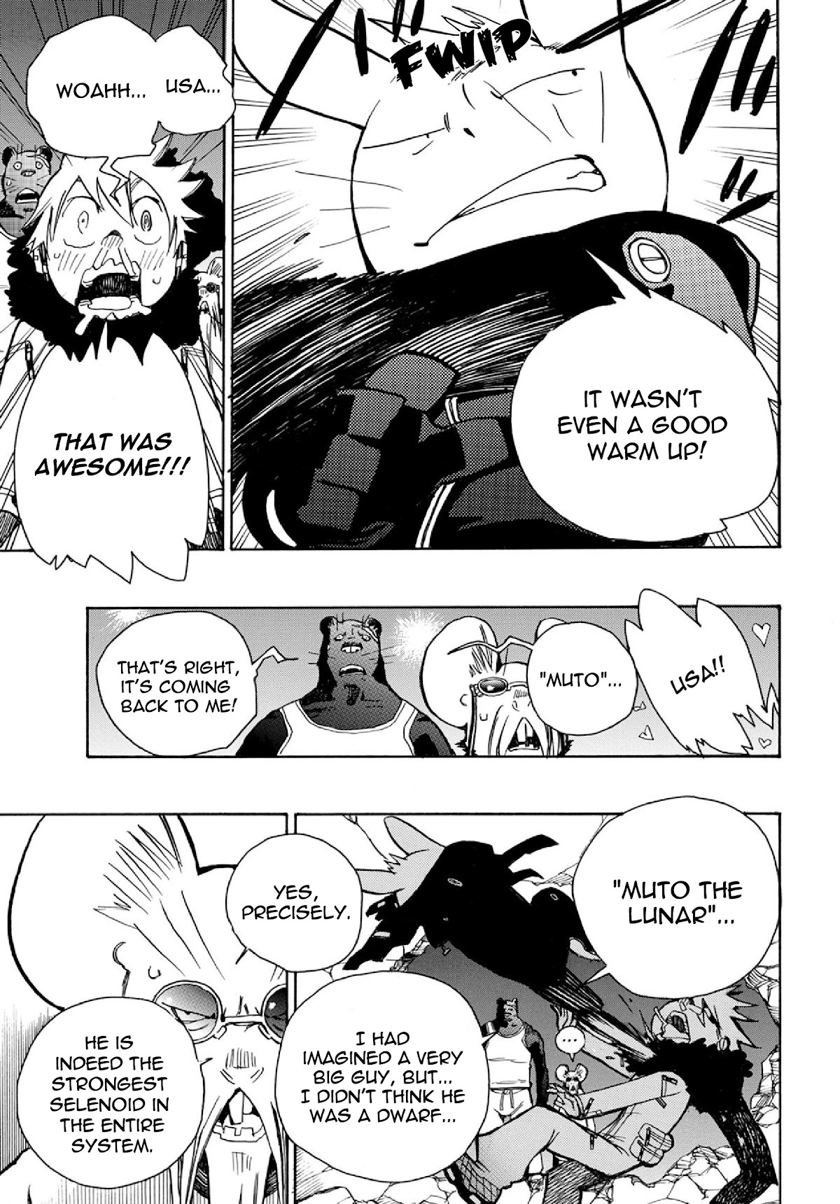 Robo to Usakichi Chapter 3 page 48 - Chapter 3: Corona Familia: The Man-Made Planet