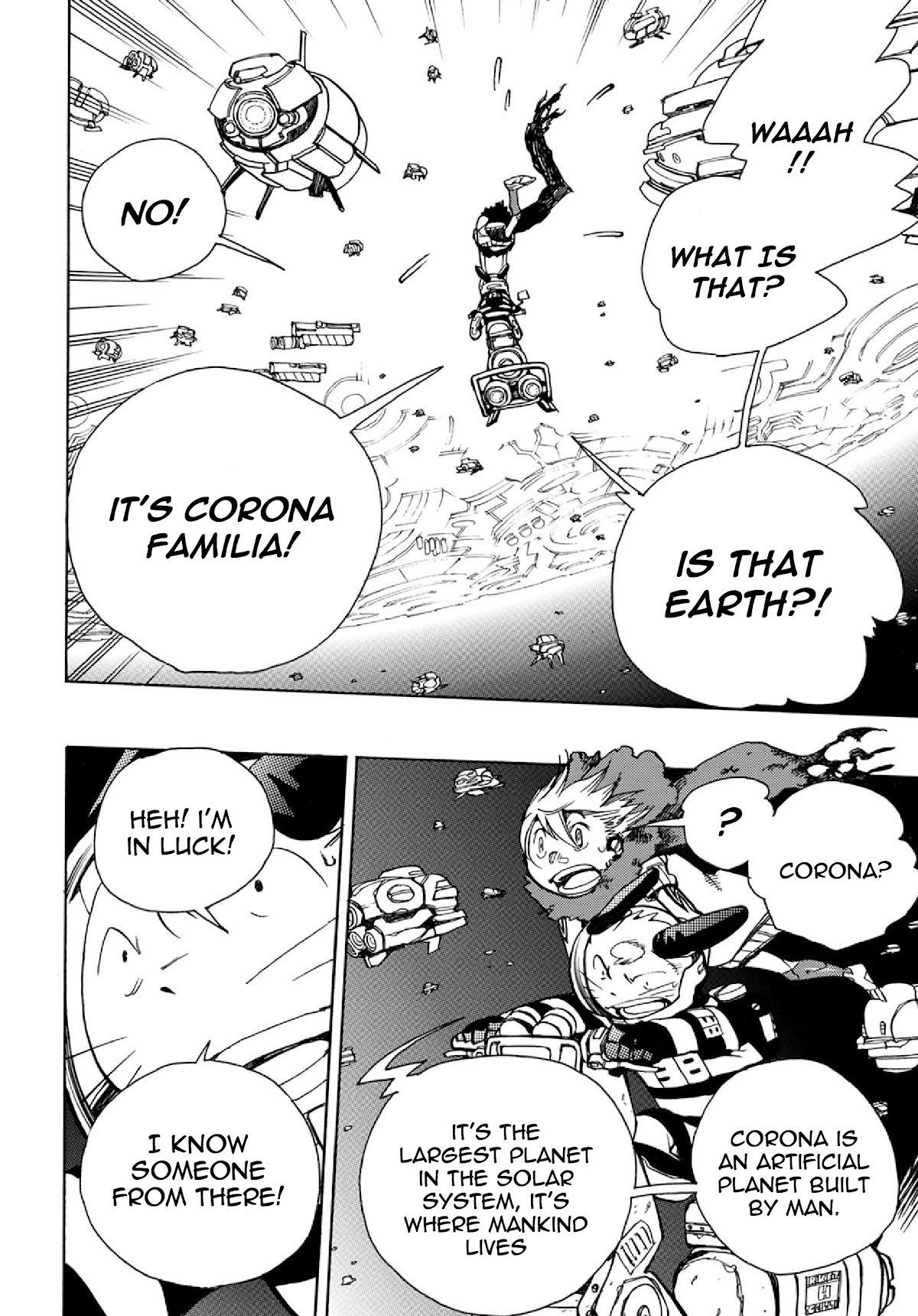 Robo to Usakichi Chapter 3 page 5 - Chapter 3: Corona Familia: The Man-Made Planet