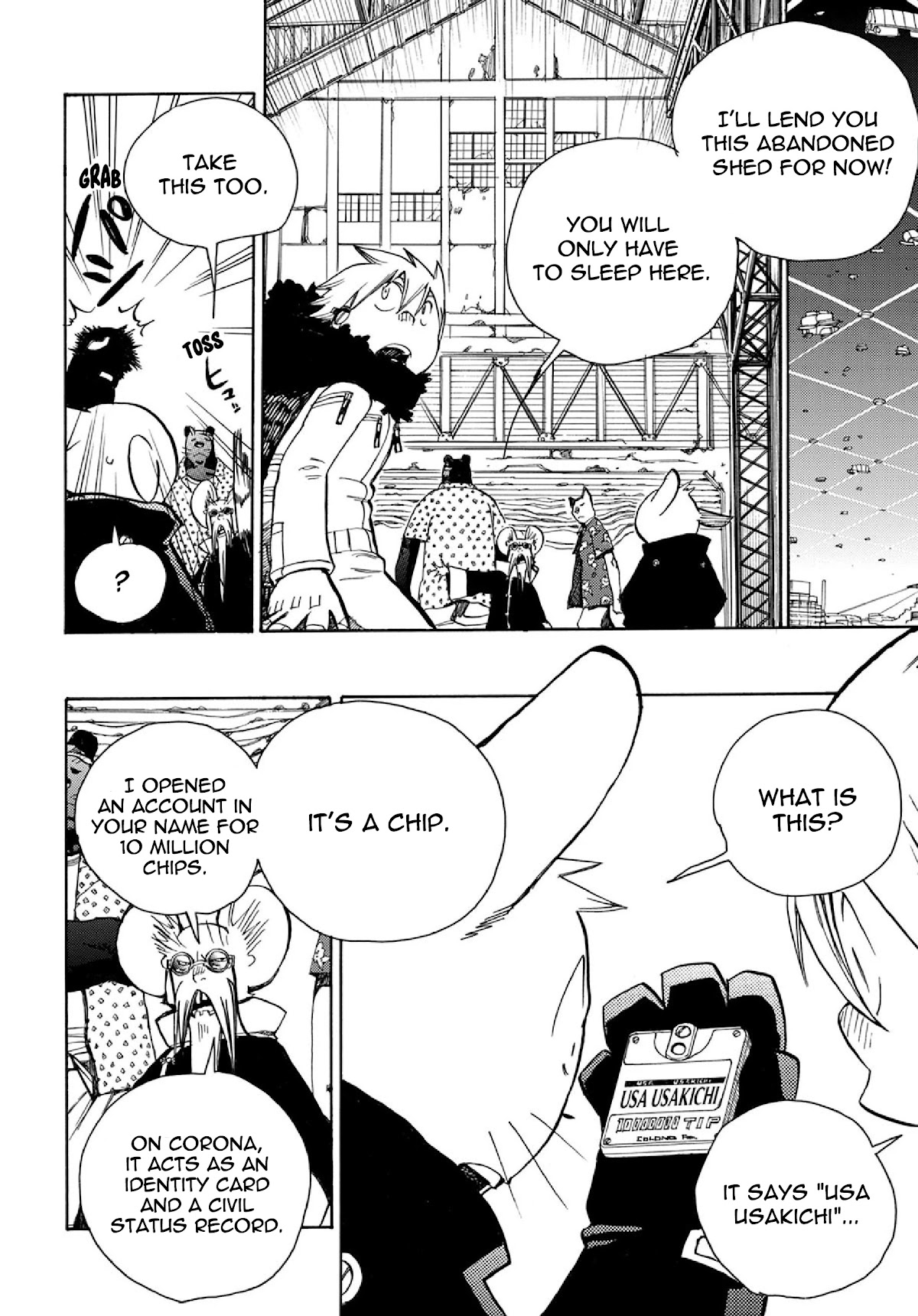 Robo to Usakichi Chapter 3 page 51 - Chapter 3: Corona Familia: The Man-Made Planet