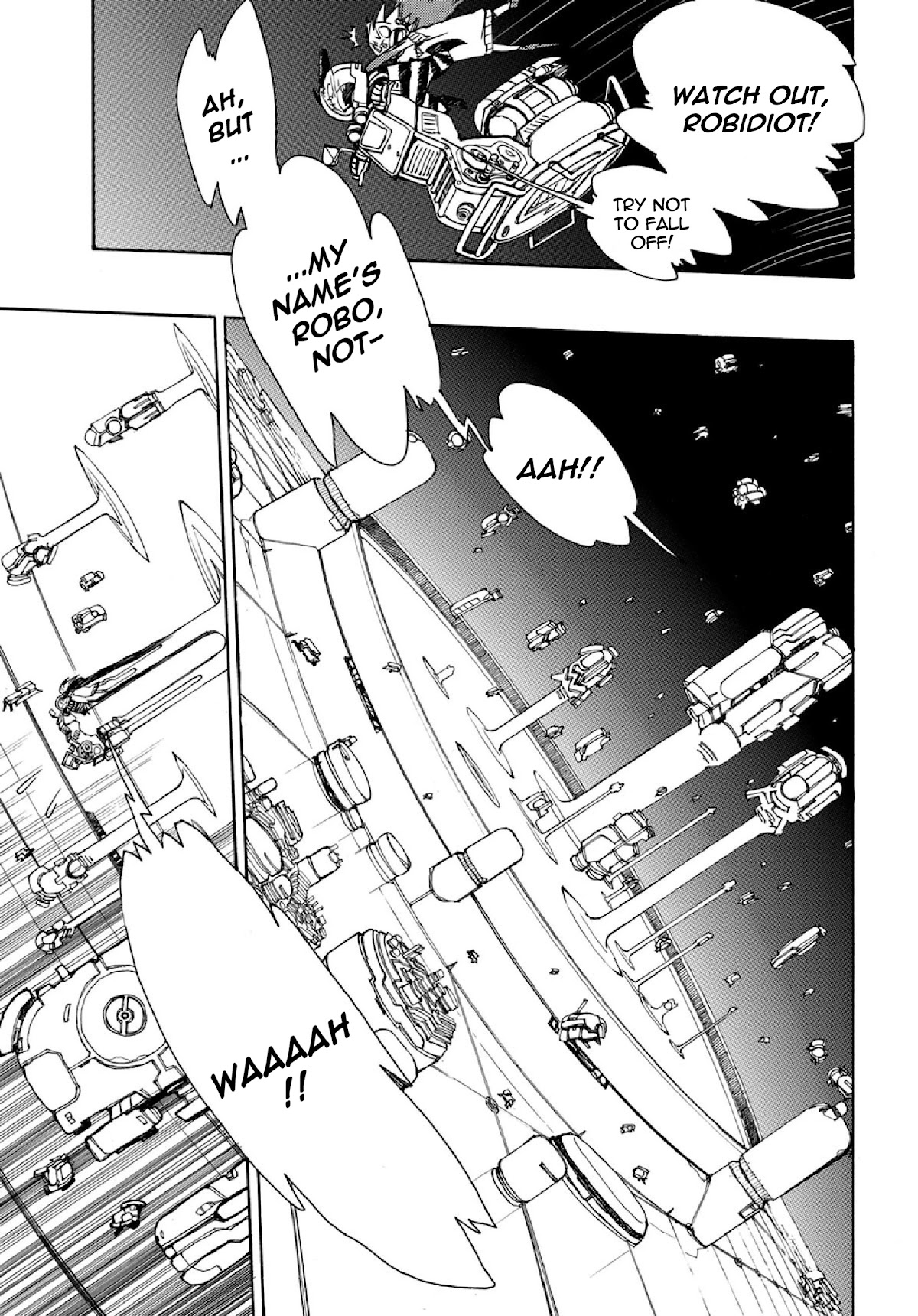 Robo to Usakichi Chapter 3 page 6 - Chapter 3: Corona Familia: The Man-Made Planet