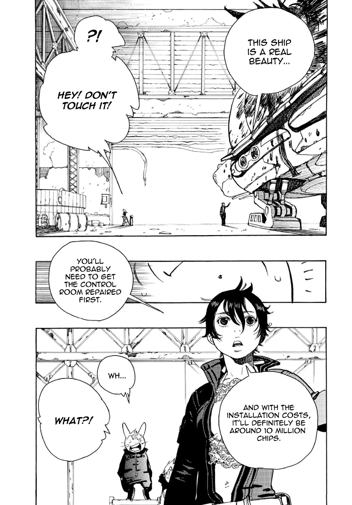 Robo to Usakichi Chapter 4 page 13 - Chapter 4: The 12th Satellite Truck Race