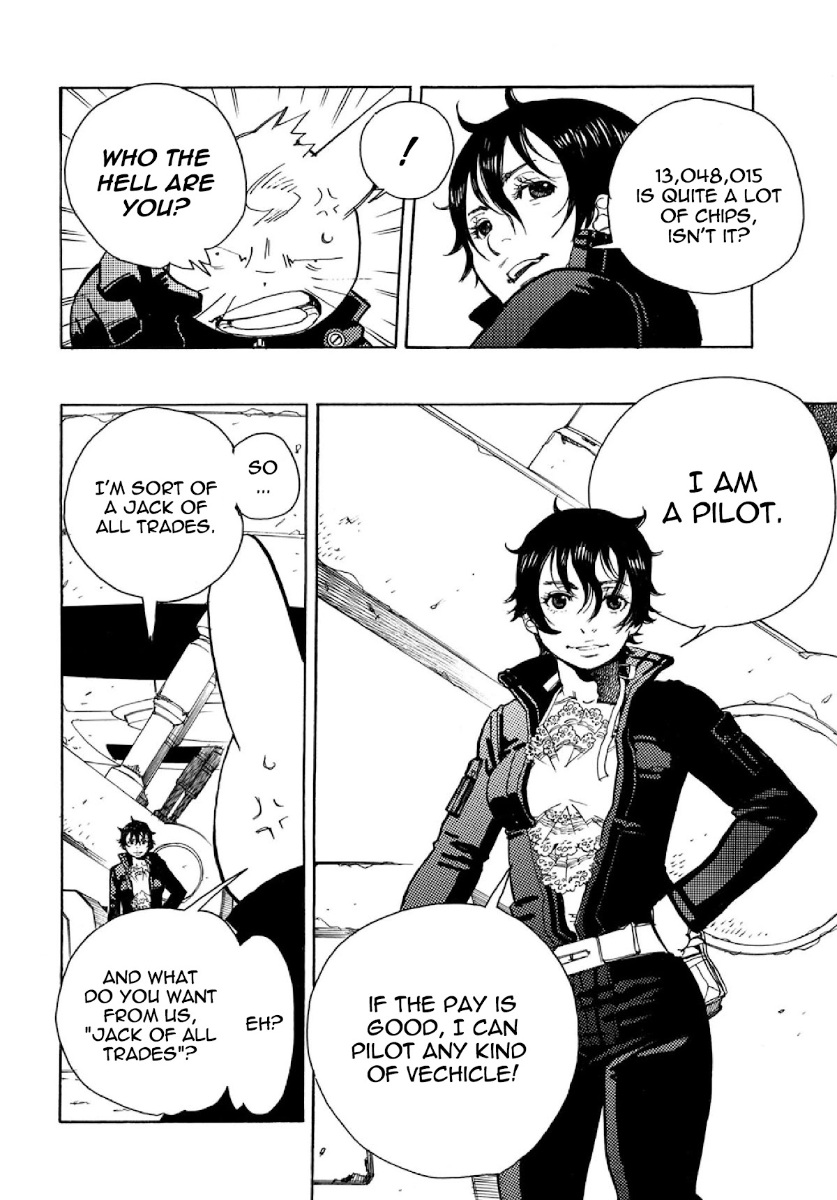 Robo to Usakichi Chapter 4 page 14 - Chapter 4: The 12th Satellite Truck Race