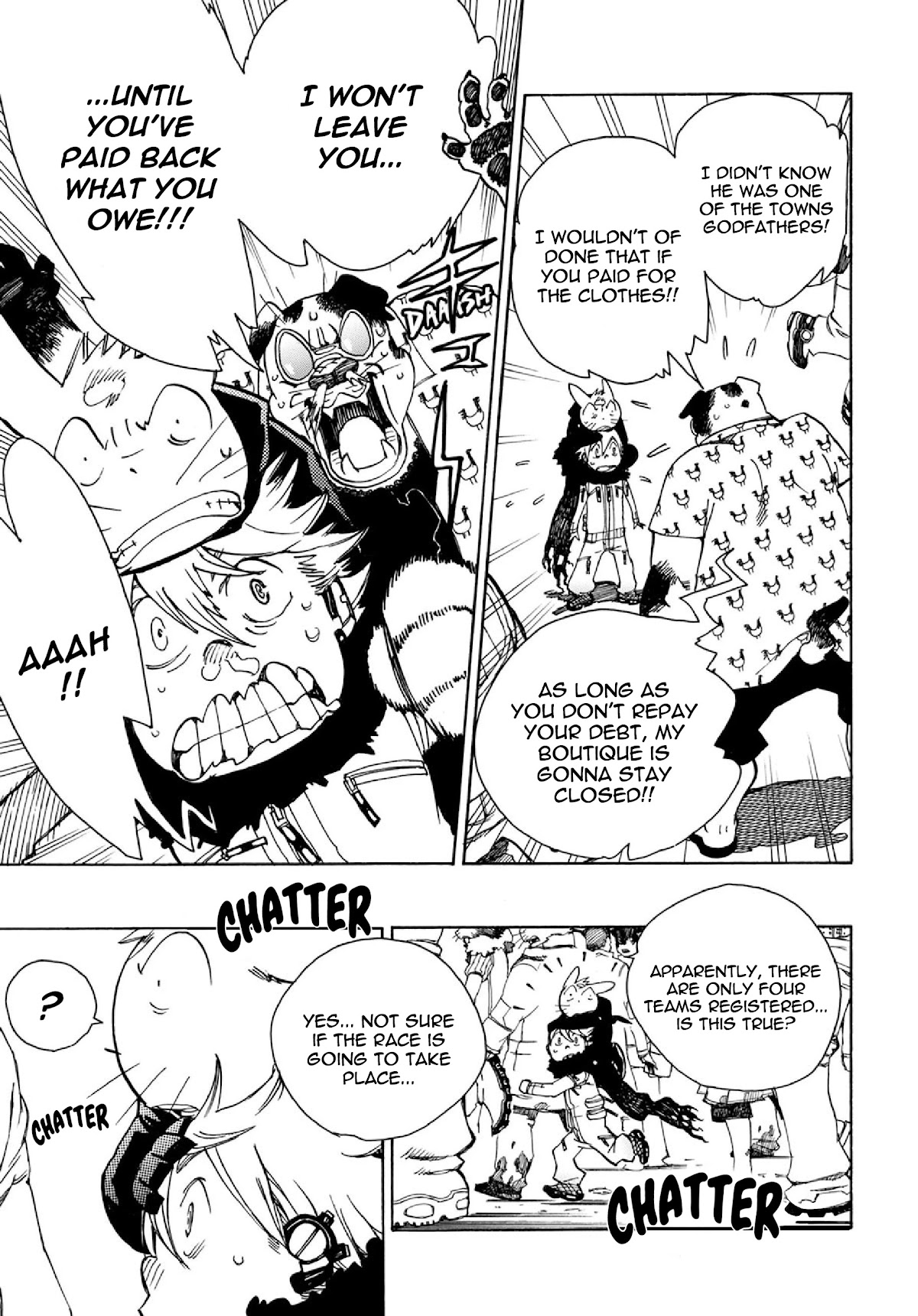 Robo to Usakichi Chapter 4 page 21 - Chapter 4: The 12th Satellite Truck Race