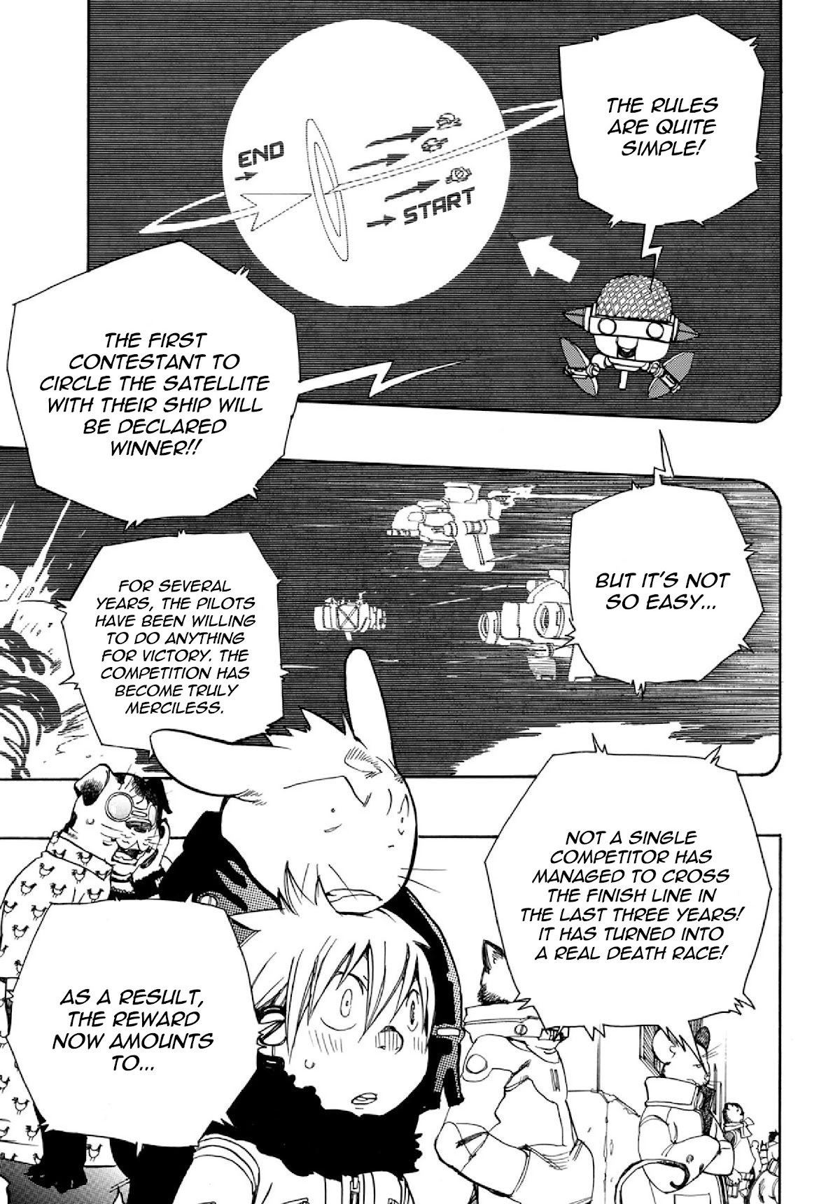 Robo to Usakichi Chapter 4 page 24 - Chapter 4: The 12th Satellite Truck Race