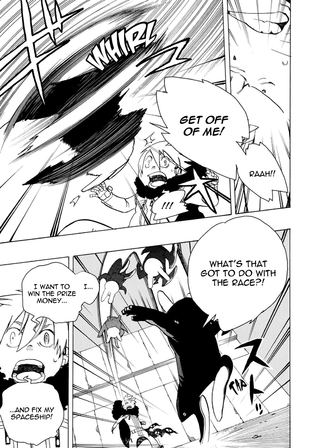 Robo to Usakichi Chapter 4 page 42 - Chapter 4: The 12th Satellite Truck Race