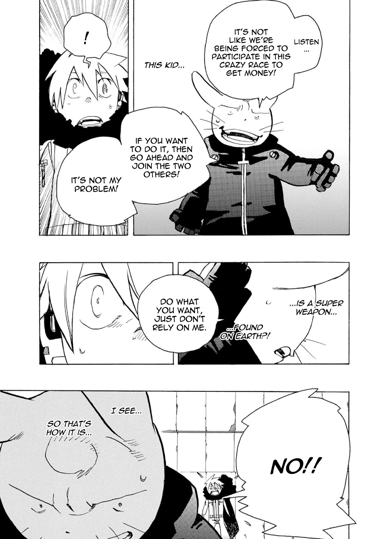Robo to Usakichi Chapter 4 page 44 - Chapter 4: The 12th Satellite Truck Race