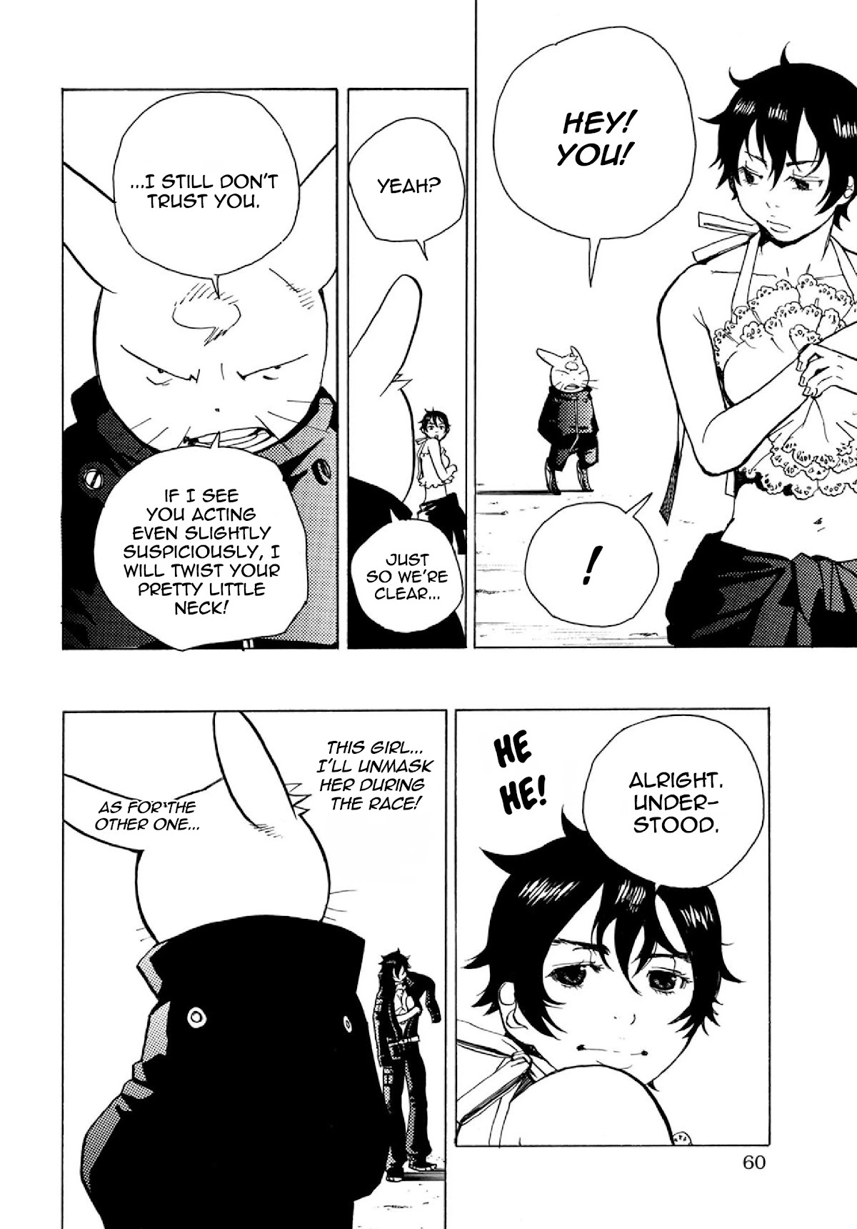 Robo to Usakichi Chapter 4 page 61 - Chapter 4: The 12th Satellite Truck Race