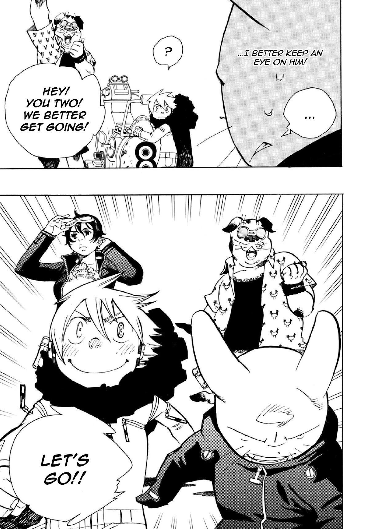 Robo to Usakichi Chapter 4 page 62 - Chapter 4: The 12th Satellite Truck Race