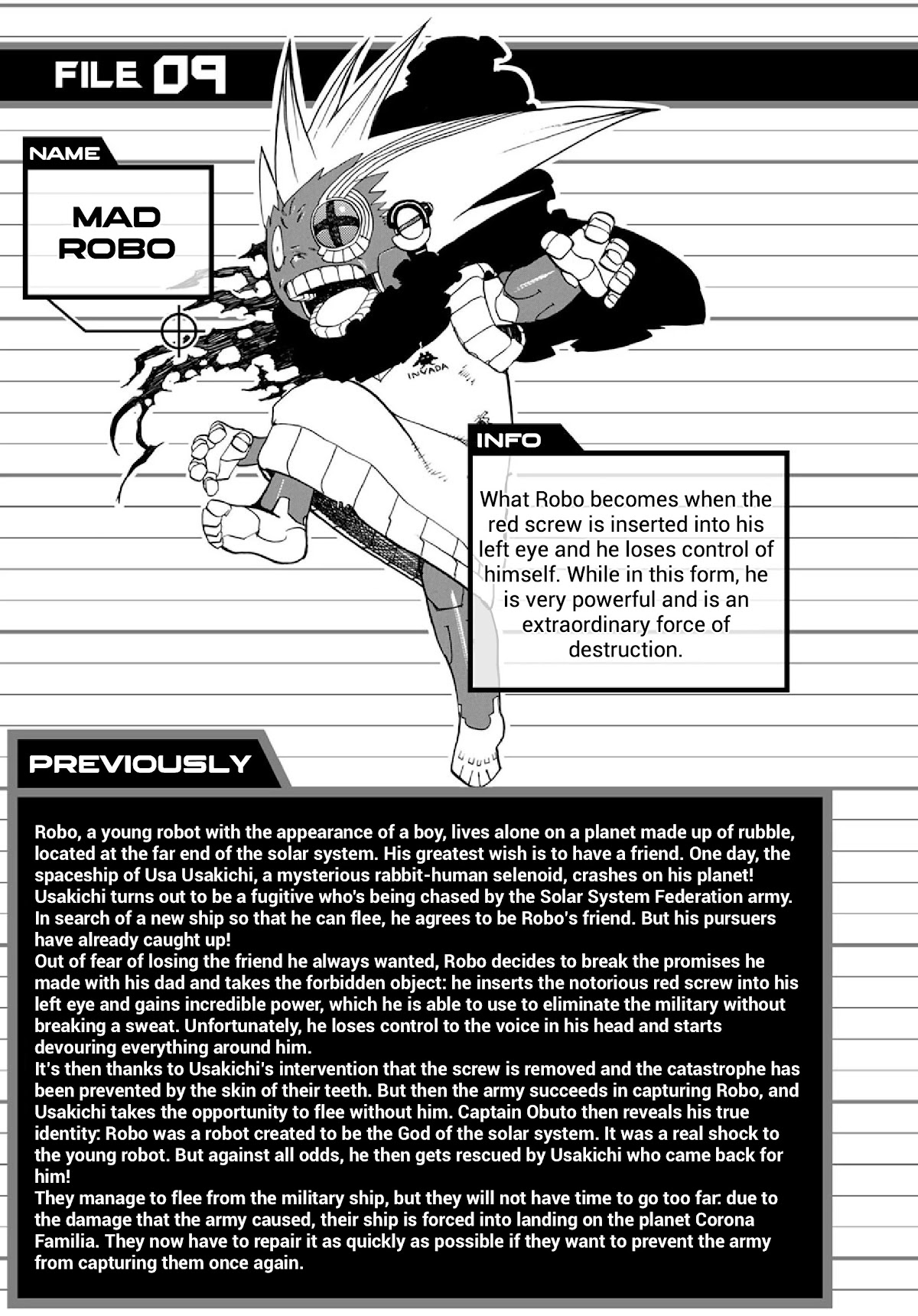 Robo to Usakichi Chapter 4 page 9 - Chapter 4: The 12th Satellite Truck Race
