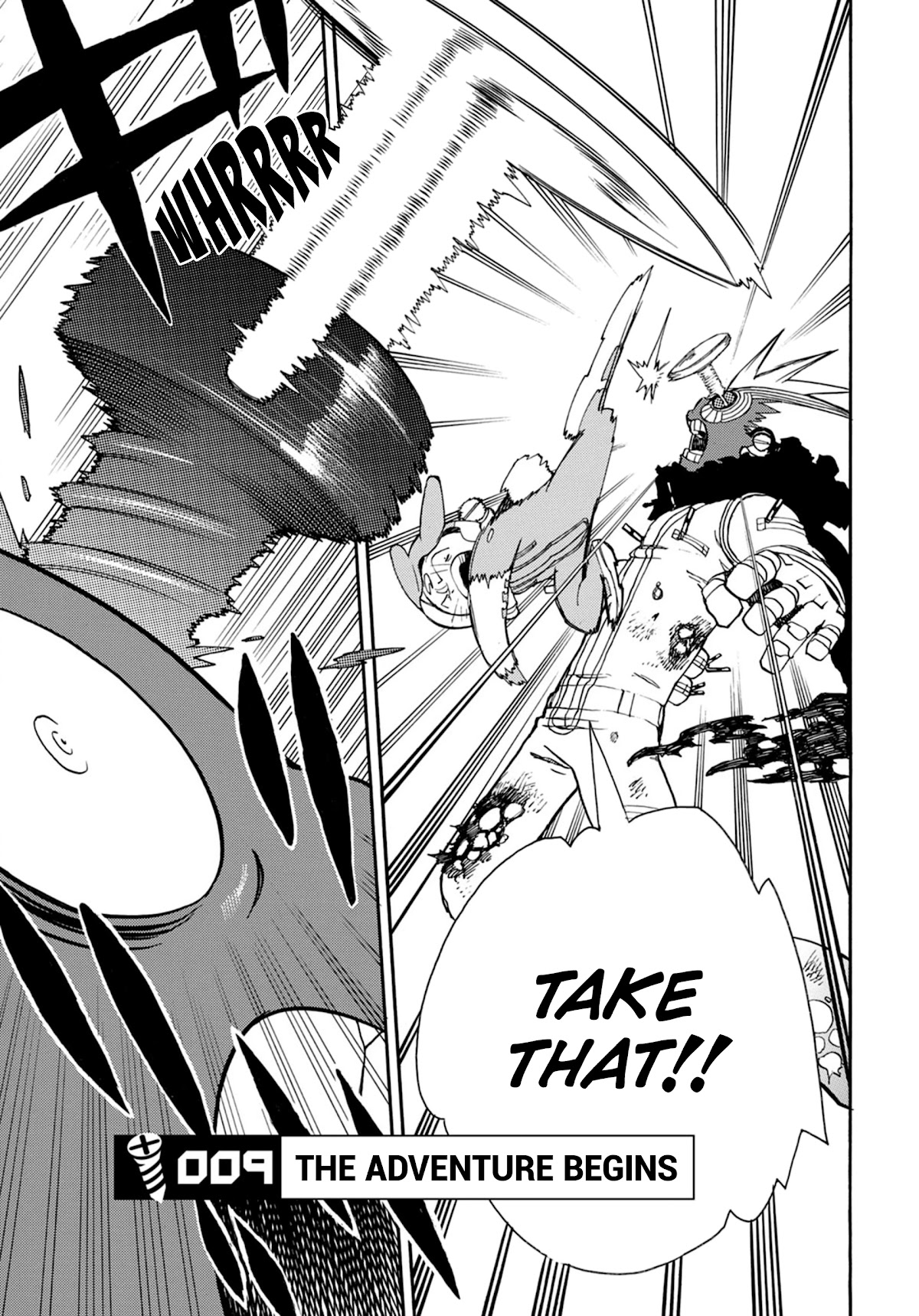 Robo to Usakichi Chapter 9 page 1 - Chapter 9: The Adventure Begins