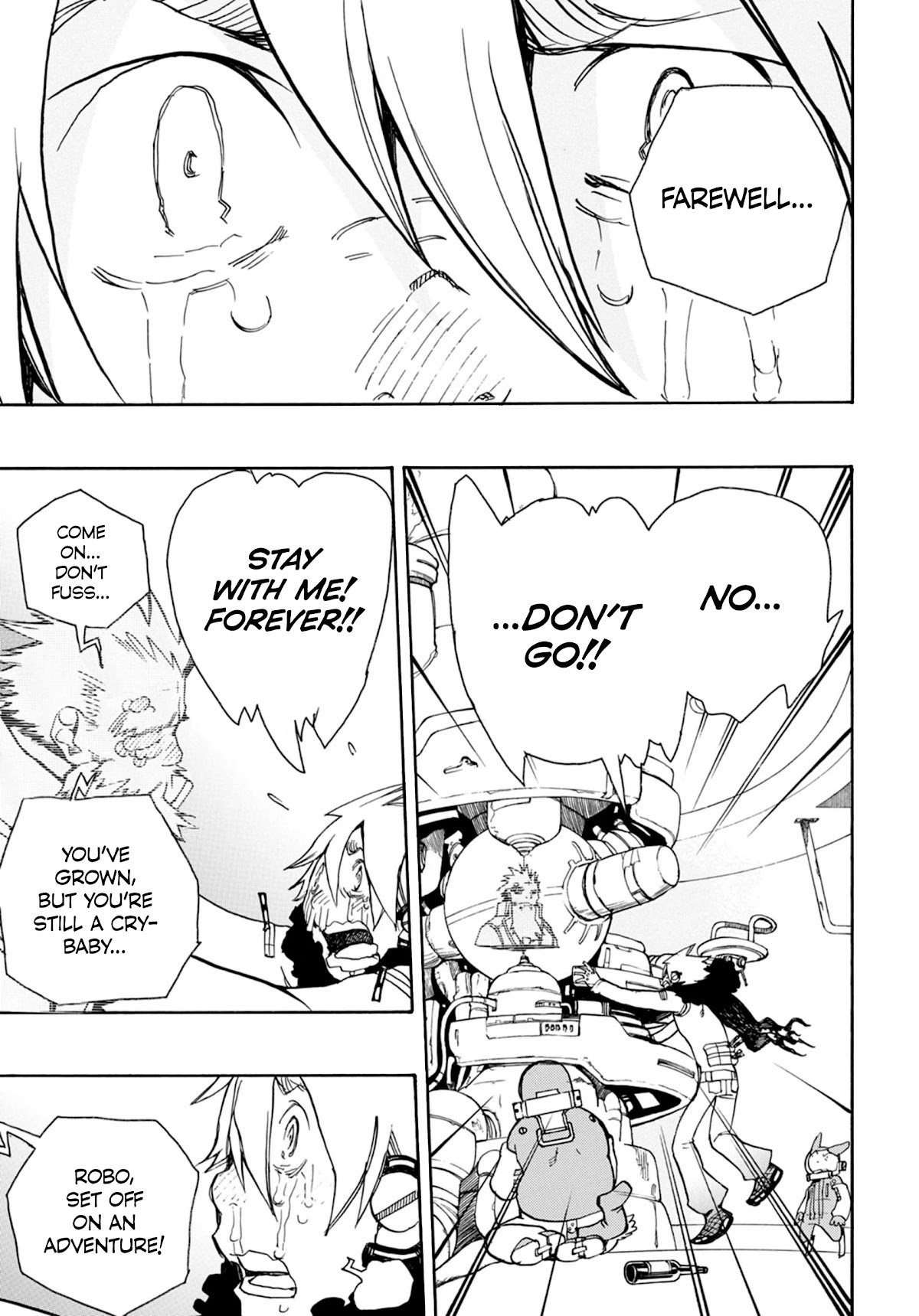 Robo to Usakichi Chapter 9 page 46 - Chapter 9: The Adventure Begins