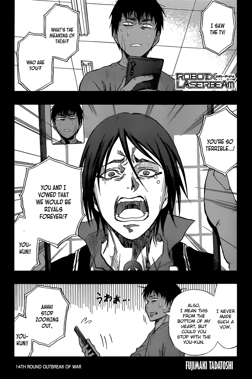 Robot x Laserbeam Chapter 14 page 1 - Chapter 14: Breakout of war