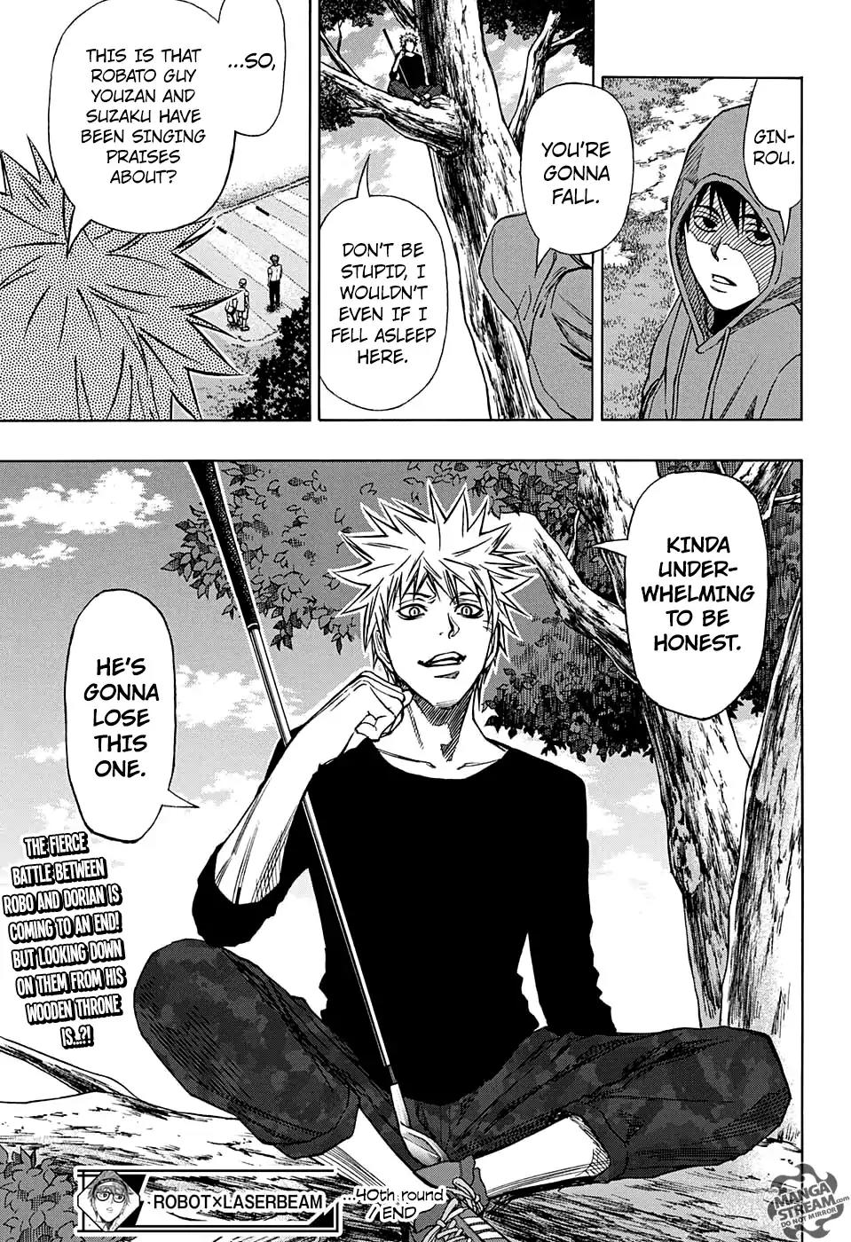 Robot x Laserbeam Chapter 41 page 19 - Chapter 41: Dyzon Open, Last Day, Part 7