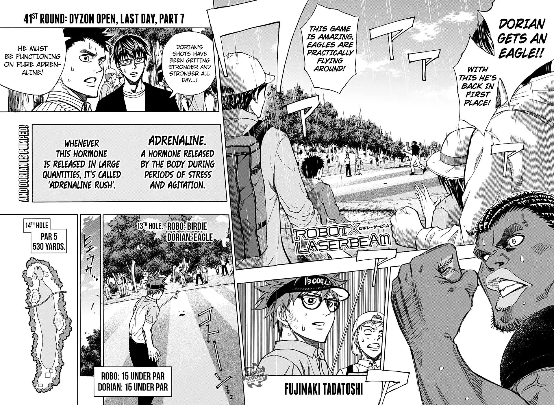Robot x Laserbeam Chapter 41 page 3 - Chapter 41: Dyzon Open, Last Day, Part 7